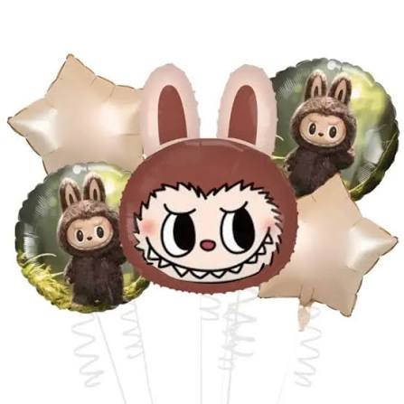 Labubu theme 5 Pis Set 