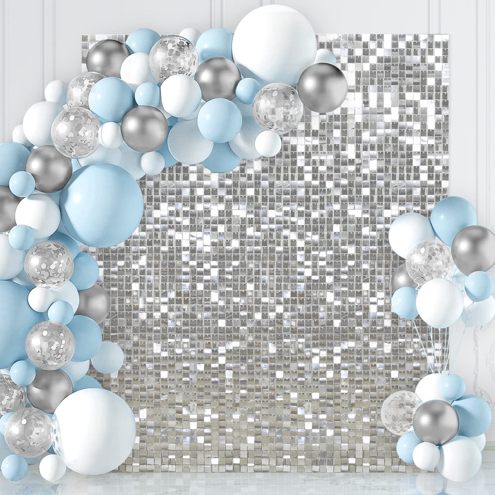 Silver Panel  Backdrop