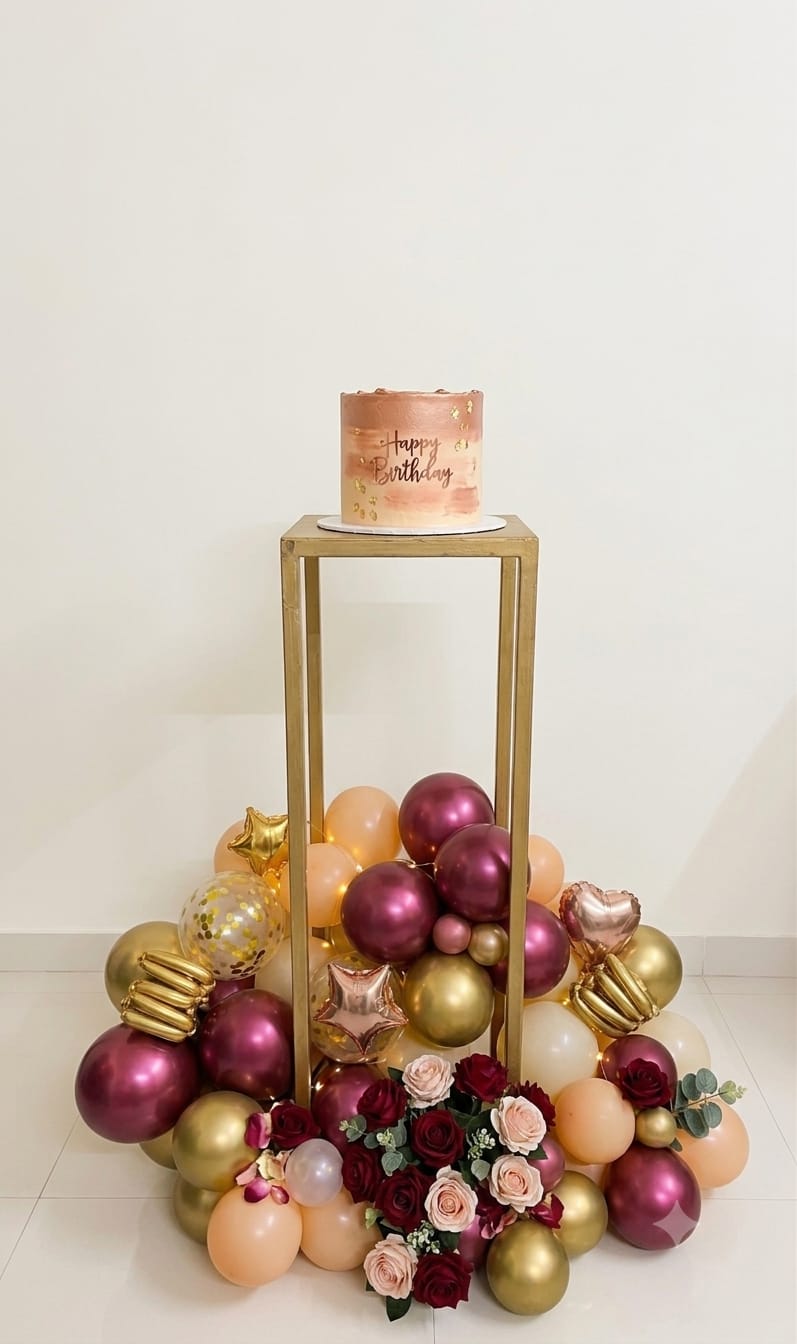 Square Cake Table 