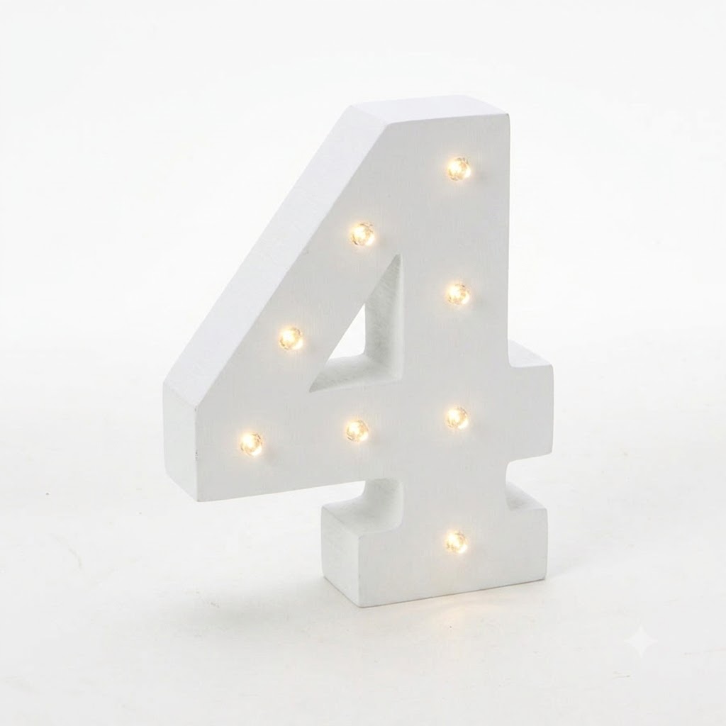 4 Marquee Letter
