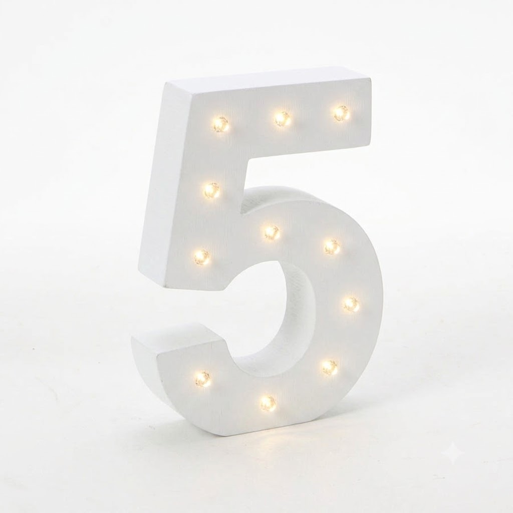 5 Marquee Letter