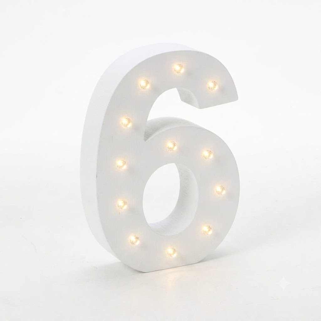 6 Marquee Letter