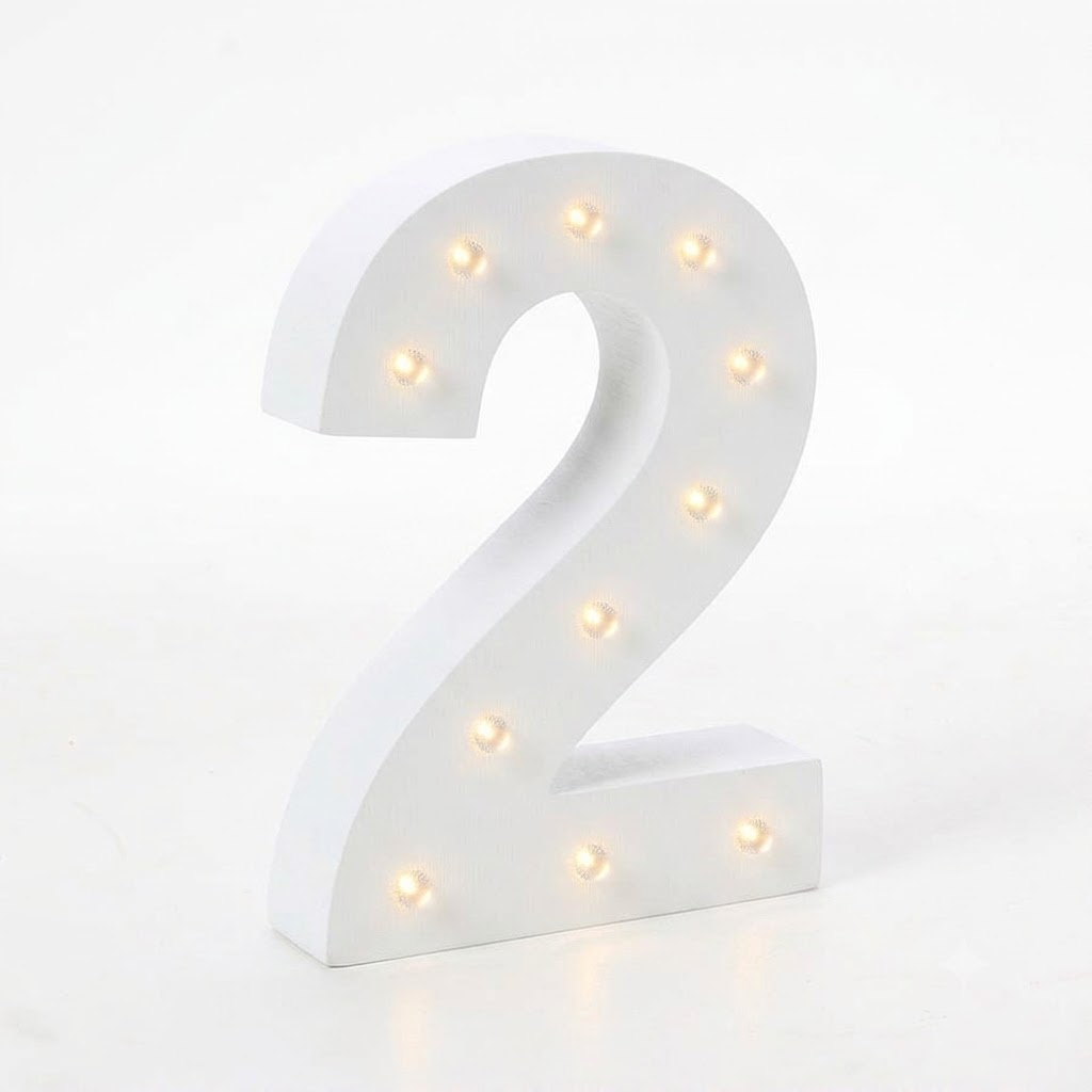 2 Marquee Letter