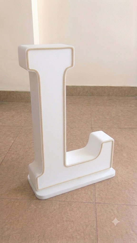 L Letter With Strip 