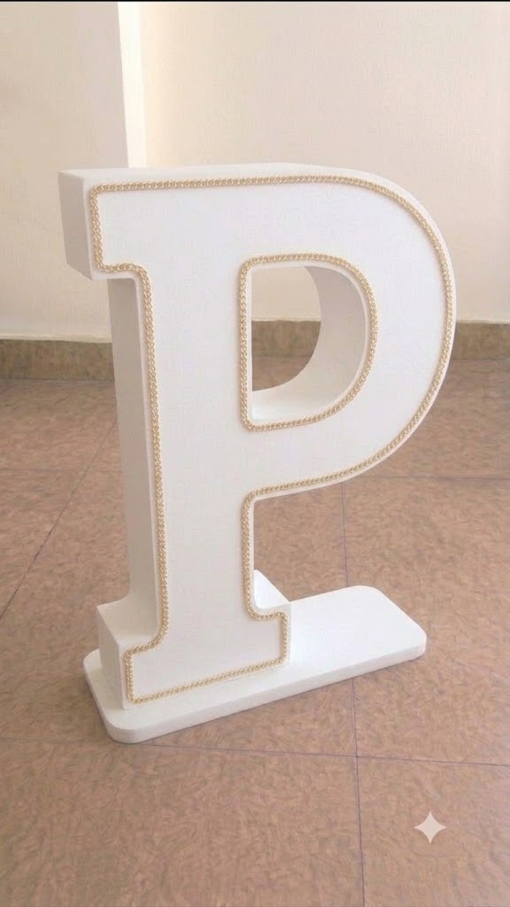 P Letter With Strip 