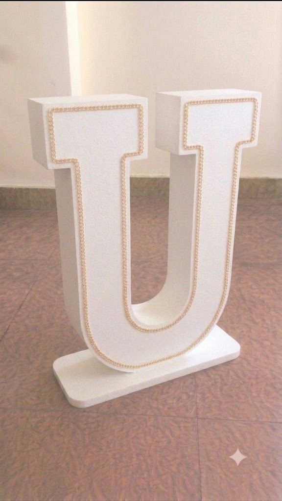 U Letter With Strip 