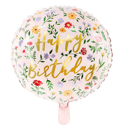 Happy Birthday Round Foil 